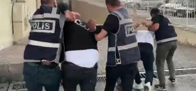 Polise çarparak kaçan şahıslar, yakalandı