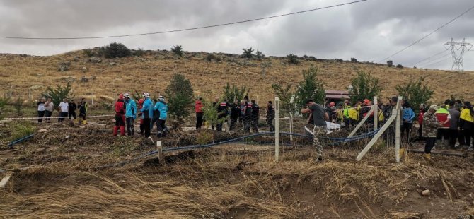 Bünyan Güllüce'de Selde kaybolan şahsın cenazesi bulundu