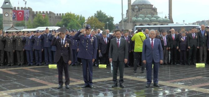 Kayseri'de Gaziler Günü dolayısıyla çelenk sunma töreni düzenlendi