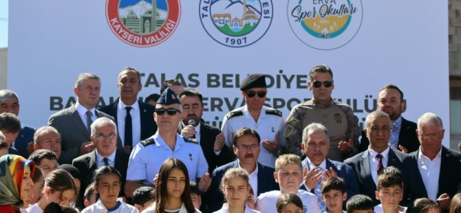 Talas Belediyesi Başakpınar ERVA Spor Okulu açıldı