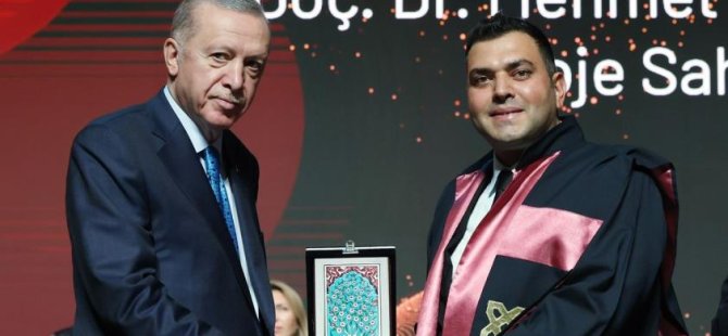 ERÜ’ye Cumhurbaşkanı Recep Tayyip Erdoğan’dan ödül