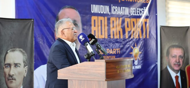 BÜYÜKKILIÇ, AK PARTİ 8’NCİ OLAĞAN BÜNYAN İLÇE KONGRESİ’NE KATILDI