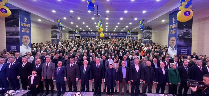 Ak Parti Melikgazi İlçe Başkanı Şahin'in Yönetim Kurulu Listesi