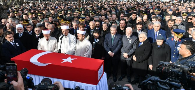 BAŞKAN BÜYÜKKILIÇ’TAN ŞEHİT TUĞGENERAL BAYDİLLİ’YE SON GÖREV