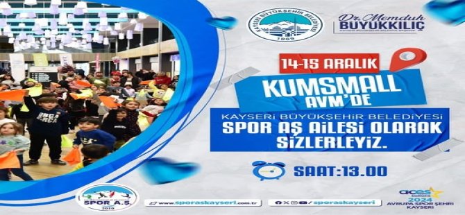 Spor A.Ş.’nin AVM Günleri KUMSmall AVM’de