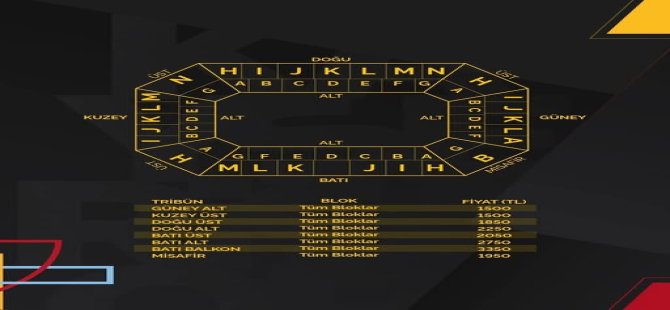 Kayserispor - Galatasaray maçı bilet fiyatları belli oldu