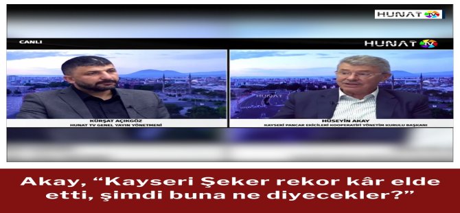 Başkan Akay'dan zarar etti diyenlere tokat gibi cevap geldi