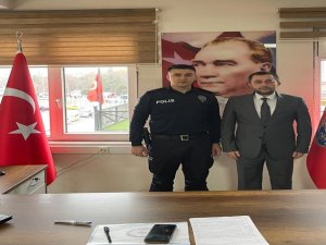 MHP Kocasinan İlçe Başkanı Önder,İlçe Emniyet Müdürü Kubilay Yoka'yı ziyaret etti