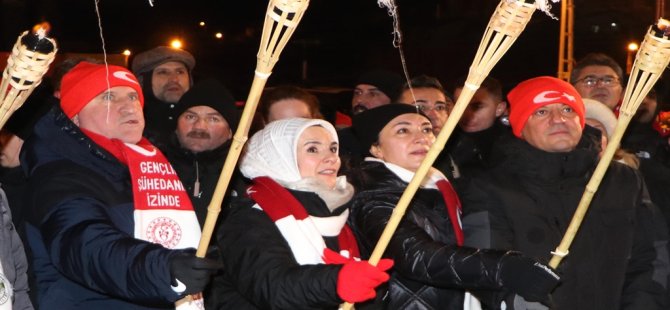 Sarıkamış Şehitleri anısına yapılan 'Kardan Heykeller Sergisi' izlenime açıldı