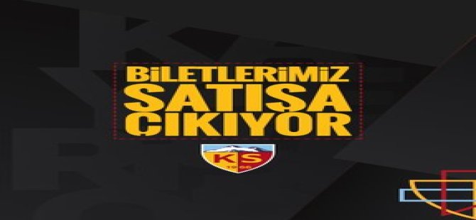 Kayserispor-Samsunspor maçının biletleri satışa çıktı