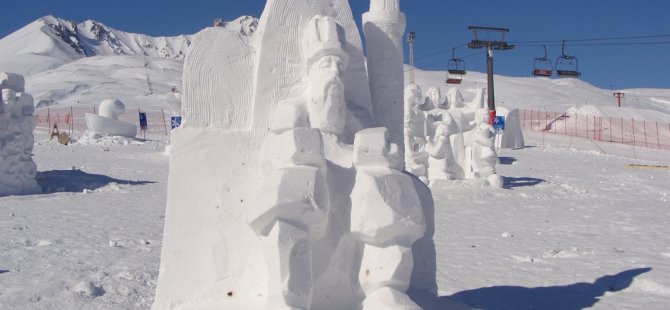 Erciyes, Kar Heykel Festivali ve Sempozyumu’na ev sahipliği yapacak