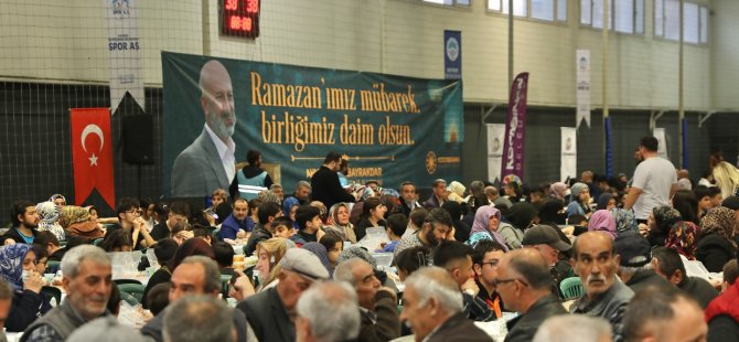 Ziyagöklap Mahallesi'nde 2 bin 500 kişilik iftar yemeği