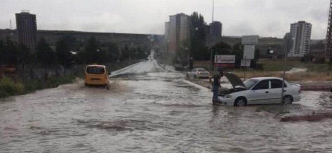 Kayseri'ye kuvvetli yağış uyarısı