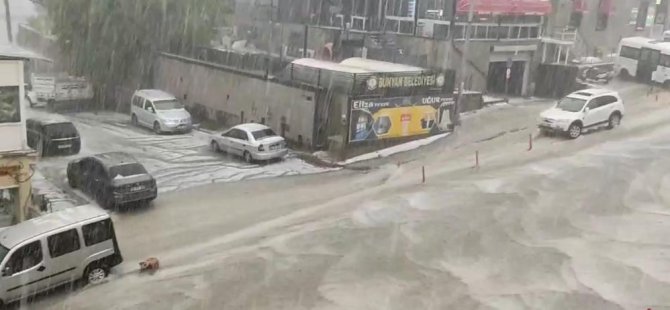 Kayseri'de yağış etkili oluyor
