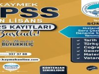 KAYMEK'te KPSS için kurs kayıtları sürüyor