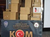 Kayseri’de 2 milyon dal makaron ele geçirildi