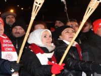 Sarıkamış Şehitleri anısına yapılan 'Kardan Heykeller Sergisi' izlenime açıldı