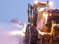 Kayseri'de kardan kapanan 91 mahalle yolu ulaşıma açıldı