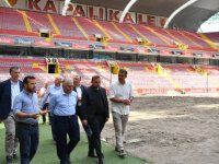 Başkan Büyükkılıç'tan Stadyum İncelemesi